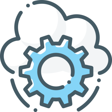 PNG biçiminde bulut simgesi şeffaf arkaplan biçiminde basit, web mobil uygulamaları için uygun minimal düz tasarım kullanıcı arayüzü hava durumu öngörüsü veri depolama ve dijital teknoloji projeleri