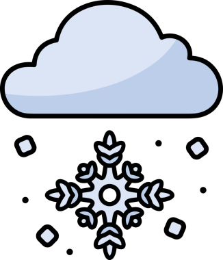 PNG biçiminde bulut simgesi şeffaf arkaplan biçiminde basit, web mobil uygulamaları için uygun minimal düz tasarım kullanıcı arayüzü hava durumu öngörüsü veri depolama ve dijital teknoloji projeleri