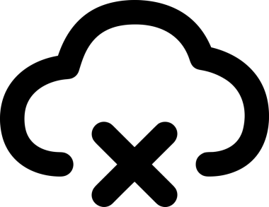 PNG biçiminde bulut simgesi şeffaf arkaplan biçiminde basit, web mobil uygulamaları için uygun minimal düz tasarım kullanıcı arayüzü hava durumu öngörüsü veri depolama ve dijital teknoloji projeleri