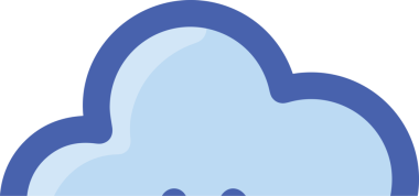 PNG biçiminde bulut simgesi şeffaf arkaplan biçiminde basit, web mobil uygulamaları için uygun minimal düz tasarım kullanıcı arayüzü hava durumu öngörüsü veri depolama ve dijital teknoloji projeleri