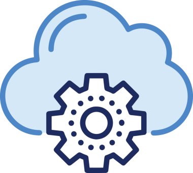 PNG biçiminde bulut simgesi şeffaf arkaplan biçiminde basit, web mobil uygulamaları için uygun minimal düz tasarım kullanıcı arayüzü hava durumu öngörüsü veri depolama ve dijital teknoloji projeleri