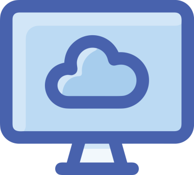 PNG biçiminde bulut simgesi şeffaf arkaplan biçiminde basit, web mobil uygulamaları için uygun minimal düz tasarım kullanıcı arayüzü hava durumu öngörüsü veri depolama ve dijital teknoloji projeleri