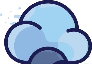 PNG biçiminde bulut simgesi şeffaf arkaplan biçiminde basit, web mobil uygulamaları için uygun minimal düz tasarım kullanıcı arayüzü hava durumu öngörüsü veri depolama ve dijital teknoloji projeleri