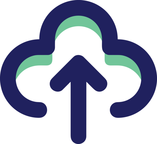 PNG biçiminde bulut simgesi şeffaf arkaplan biçiminde basit, web mobil uygulamaları için uygun minimal düz tasarım kullanıcı arayüzü hava durumu öngörüsü veri depolama ve dijital teknoloji projeleri