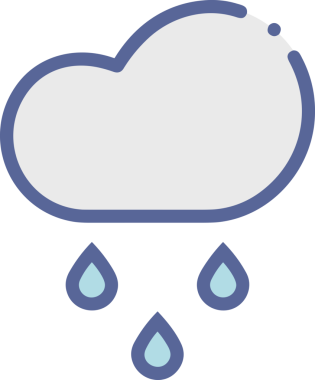 PNG biçiminde bulut simgesi şeffaf arkaplan biçiminde basit, web mobil uygulamaları için uygun minimal düz tasarım kullanıcı arayüzü hava durumu öngörüsü veri depolama ve dijital teknoloji projeleri