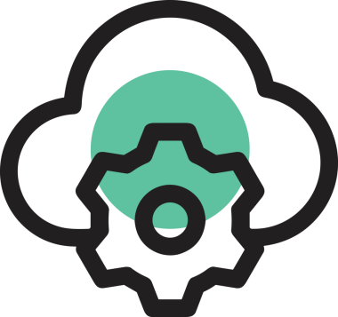 PNG biçiminde bulut simgesi şeffaf arkaplan biçiminde basit, web mobil uygulamaları için uygun minimal düz tasarım kullanıcı arayüzü hava durumu öngörüsü veri depolama ve dijital teknoloji projeleri