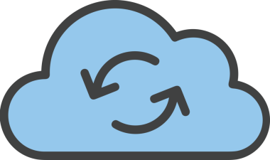 PNG biçiminde bulut simgesi şeffaf arkaplan biçiminde basit, web mobil uygulamaları için uygun minimal düz tasarım kullanıcı arayüzü hava durumu öngörüsü veri depolama ve dijital teknoloji projeleri