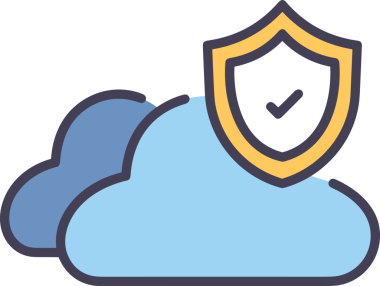 PNG biçiminde bulut simgesi şeffaf arkaplan biçiminde basit, web mobil uygulamaları için uygun minimal düz tasarım kullanıcı arayüzü hava durumu öngörüsü veri depolama ve dijital teknoloji projeleri