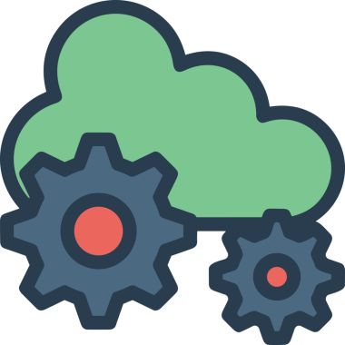 PNG biçiminde bulut simgesi şeffaf arkaplan biçiminde basit, web mobil uygulamaları için uygun minimal düz tasarım kullanıcı arayüzü hava durumu öngörüsü veri depolama ve dijital teknoloji projeleri