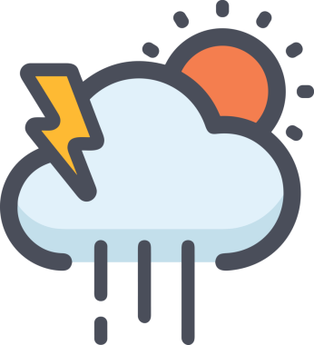 PNG biçiminde bulut simgesi şeffaf arkaplan biçiminde basit, web mobil uygulamaları için uygun minimal düz tasarım kullanıcı arayüzü hava durumu öngörüsü veri depolama ve dijital teknoloji projeleri