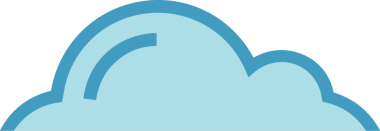 PNG biçiminde bulut simgesi şeffaf arkaplan biçiminde basit, web mobil uygulamaları için uygun minimal düz tasarım kullanıcı arayüzü hava durumu öngörüsü veri depolama ve dijital teknoloji projeleri