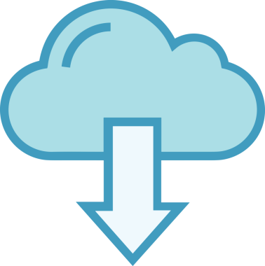 PNG biçiminde bulut simgesi şeffaf arkaplan biçiminde basit, web mobil uygulamaları için uygun minimal düz tasarım kullanıcı arayüzü hava durumu öngörüsü veri depolama ve dijital teknoloji projeleri