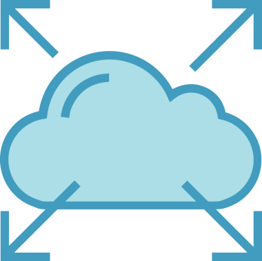 PNG biçiminde bulut simgesi şeffaf arkaplan biçiminde basit, web mobil uygulamaları için uygun minimal düz tasarım kullanıcı arayüzü hava durumu öngörüsü veri depolama ve dijital teknoloji projeleri