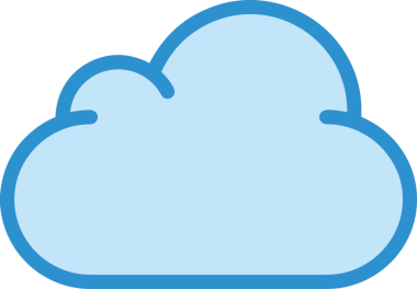 PNG biçiminde bulut simgesi şeffaf arkaplan biçiminde basit, web mobil uygulamaları için uygun minimal düz tasarım kullanıcı arayüzü hava durumu öngörüsü veri depolama ve dijital teknoloji projeleri