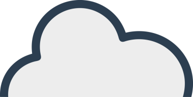 PNG biçiminde bulut simgesi şeffaf arkaplan biçiminde basit, web mobil uygulamaları için uygun minimal düz tasarım kullanıcı arayüzü hava durumu öngörüsü veri depolama ve dijital teknoloji projeleri