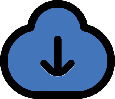 PNG biçiminde bulut simgesi şeffaf arkaplan biçiminde basit, web mobil uygulamaları için uygun minimal düz tasarım kullanıcı arayüzü hava durumu öngörüsü veri depolama ve dijital teknoloji projeleri