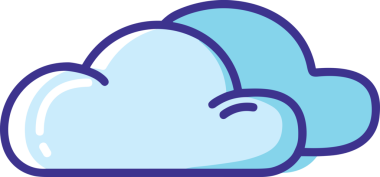 PNG biçiminde bulut simgesi şeffaf arkaplan biçiminde basit, web mobil uygulamaları için uygun minimal düz tasarım kullanıcı arayüzü hava durumu öngörüsü veri depolama ve dijital teknoloji projeleri