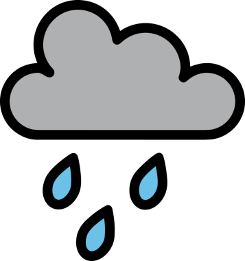 PNG biçiminde bulut simgesi şeffaf arkaplan biçiminde basit, web mobil uygulamaları için uygun minimal düz tasarım kullanıcı arayüzü hava durumu öngörüsü veri depolama ve dijital teknoloji projeleri