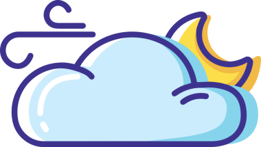 PNG biçiminde bulut simgesi şeffaf arkaplan biçiminde basit, web mobil uygulamaları için uygun minimal düz tasarım kullanıcı arayüzü hava durumu öngörüsü veri depolama ve dijital teknoloji projeleri