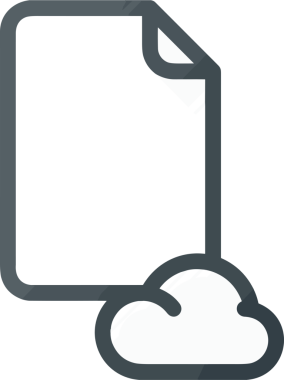 PNG biçiminde bulut simgesi şeffaf arkaplan biçiminde basit, web mobil uygulamaları için uygun minimal düz tasarım kullanıcı arayüzü hava durumu öngörüsü veri depolama ve dijital teknoloji projeleri