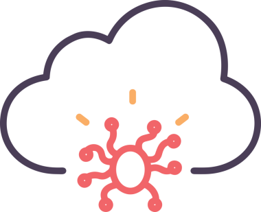 PNG biçiminde bulut simgesi şeffaf arkaplan biçiminde basit, web mobil uygulamaları için uygun minimal düz tasarım kullanıcı arayüzü hava durumu öngörüsü veri depolama ve dijital teknoloji projeleri
