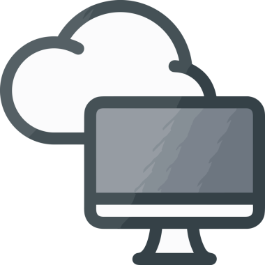 PNG biçiminde bulut simgesi şeffaf arkaplan biçiminde basit, web mobil uygulamaları için uygun minimal düz tasarım kullanıcı arayüzü hava durumu öngörüsü veri depolama ve dijital teknoloji projeleri