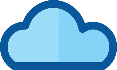 PNG biçiminde bulut simgesi şeffaf arkaplan biçiminde basit, web mobil uygulamaları için uygun minimal düz tasarım kullanıcı arayüzü hava durumu öngörüsü veri depolama ve dijital teknoloji projeleri