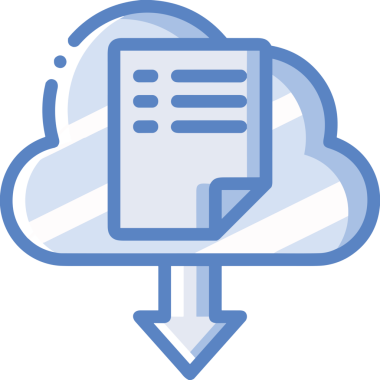 PNG biçiminde bulut simgesi şeffaf arkaplan biçiminde basit, web mobil uygulamaları için uygun minimal düz tasarım kullanıcı arayüzü hava durumu öngörüsü veri depolama ve dijital teknoloji projeleri