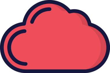 PNG biçiminde bulut simgesi şeffaf arkaplan biçiminde basit, web mobil uygulamaları için uygun minimal düz tasarım kullanıcı arayüzü hava durumu öngörüsü veri depolama ve dijital teknoloji projeleri