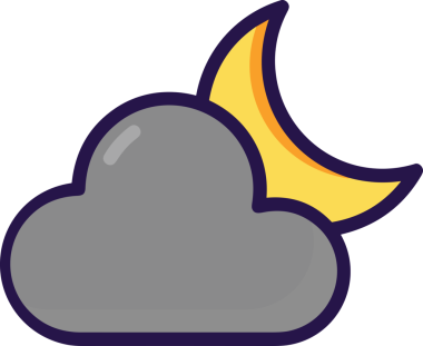 PNG biçiminde bulut simgesi şeffaf arkaplan biçiminde basit, web mobil uygulamaları için uygun minimal düz tasarım kullanıcı arayüzü hava durumu öngörüsü veri depolama ve dijital teknoloji projeleri