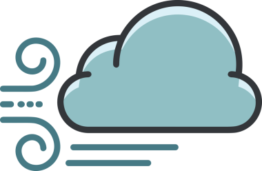 PNG biçiminde bulut simgesi şeffaf arkaplan biçiminde basit, web mobil uygulamaları için uygun minimal düz tasarım kullanıcı arayüzü hava durumu öngörüsü veri depolama ve dijital teknoloji projeleri