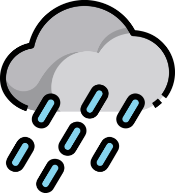 PNG biçiminde bulut simgesi şeffaf arkaplan biçiminde basit, web mobil uygulamaları için uygun minimal düz tasarım kullanıcı arayüzü hava durumu öngörüsü veri depolama ve dijital teknoloji projeleri