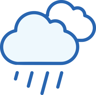 PNG biçiminde bulut simgesi şeffaf arkaplan biçiminde basit, web mobil uygulamaları için uygun minimal düz tasarım kullanıcı arayüzü hava durumu öngörüsü veri depolama ve dijital teknoloji projeleri