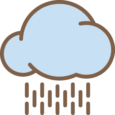 PNG biçiminde bulut simgesi şeffaf arkaplan biçiminde basit, web mobil uygulamaları için uygun minimal düz tasarım kullanıcı arayüzü hava durumu öngörüsü veri depolama ve dijital teknoloji projeleri