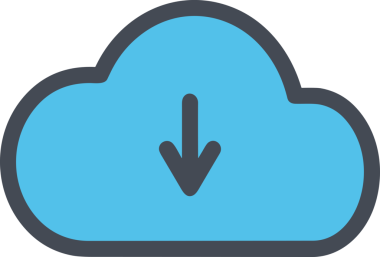 PNG biçiminde bulut simgesi şeffaf arkaplan biçiminde basit, web mobil uygulamaları için uygun minimal düz tasarım kullanıcı arayüzü hava durumu öngörüsü veri depolama ve dijital teknoloji projeleri