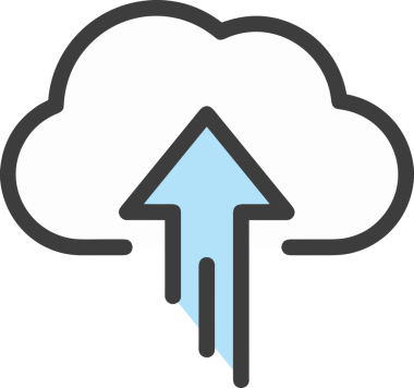 PNG biçiminde bulut simgesi şeffaf arkaplan biçiminde basit, web mobil uygulamaları için uygun minimal düz tasarım kullanıcı arayüzü hava durumu öngörüsü veri depolama ve dijital teknoloji projeleri
