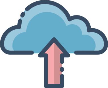 PNG biçiminde bulut simgesi şeffaf arkaplan biçiminde basit, web mobil uygulamaları için uygun minimal düz tasarım kullanıcı arayüzü hava durumu öngörüsü veri depolama ve dijital teknoloji projeleri