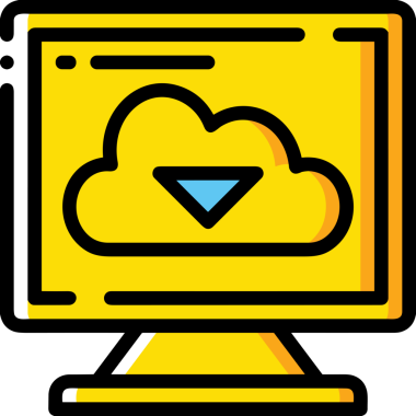 PNG biçiminde bulut simgesi şeffaf arkaplan biçiminde basit, web mobil uygulamaları için uygun minimal düz tasarım kullanıcı arayüzü hava durumu öngörüsü veri depolama ve dijital teknoloji projeleri