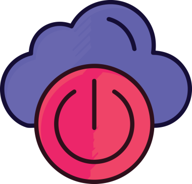 PNG biçiminde bulut simgesi şeffaf arkaplan biçiminde basit, web mobil uygulamaları için uygun minimal düz tasarım kullanıcı arayüzü hava durumu öngörüsü veri depolama ve dijital teknoloji projeleri