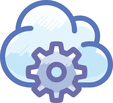 PNG biçiminde bulut simgesi şeffaf arkaplan biçiminde basit, web mobil uygulamaları için uygun minimal düz tasarım kullanıcı arayüzü hava durumu öngörüsü veri depolama ve dijital teknoloji projeleri