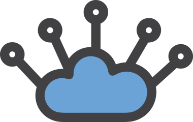 PNG biçiminde bulut simgesi şeffaf arkaplan biçiminde basit, web mobil uygulamaları için uygun minimal düz tasarım kullanıcı arayüzü hava durumu öngörüsü veri depolama ve dijital teknoloji projeleri