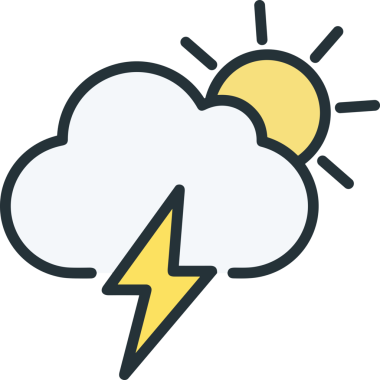 PNG biçiminde bulut simgesi şeffaf arkaplan biçiminde basit, web mobil uygulamaları için uygun minimal düz tasarım kullanıcı arayüzü hava durumu öngörüsü veri depolama ve dijital teknoloji projeleri
