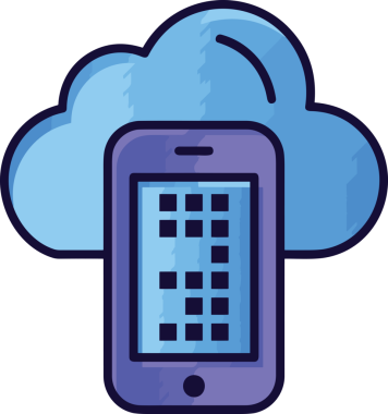 PNG biçiminde bulut simgesi şeffaf arkaplan biçiminde basit, web mobil uygulamaları için uygun minimal düz tasarım kullanıcı arayüzü hava durumu öngörüsü veri depolama ve dijital teknoloji projeleri