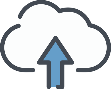 PNG biçiminde bulut simgesi şeffaf arkaplan biçiminde basit, web mobil uygulamaları için uygun minimal düz tasarım kullanıcı arayüzü hava durumu öngörüsü veri depolama ve dijital teknoloji projeleri