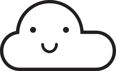 PNG biçiminde bulut simgesi şeffaf arkaplan biçiminde basit, web mobil uygulamaları için uygun minimal düz tasarım kullanıcı arayüzü hava durumu öngörüsü veri depolama ve dijital teknoloji projeleri