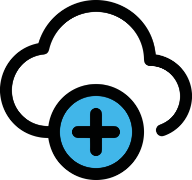 PNG biçiminde bulut simgesi şeffaf arkaplan biçiminde basit, web mobil uygulamaları için uygun minimal düz tasarım kullanıcı arayüzü hava durumu öngörüsü veri depolama ve dijital teknoloji projeleri