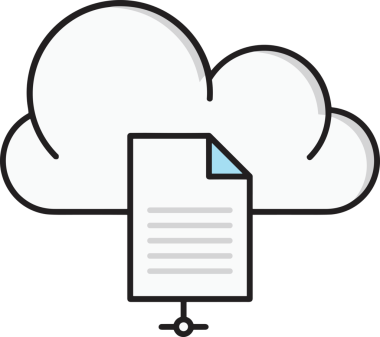 PNG biçiminde bulut simgesi şeffaf arkaplan biçiminde basit, web mobil uygulamaları için uygun minimal düz tasarım kullanıcı arayüzü hava durumu öngörüsü veri depolama ve dijital teknoloji projeleri