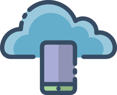 PNG biçiminde bulut simgesi şeffaf arkaplan biçiminde basit, web mobil uygulamaları için uygun minimal düz tasarım kullanıcı arayüzü hava durumu öngörüsü veri depolama ve dijital teknoloji projeleri