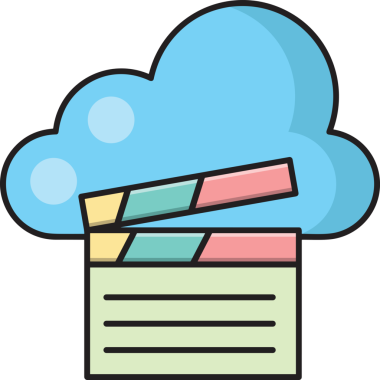 PNG biçiminde bulut simgesi şeffaf arkaplan biçiminde basit, web mobil uygulamaları için uygun minimal düz tasarım kullanıcı arayüzü hava durumu öngörüsü veri depolama ve dijital teknoloji projeleri