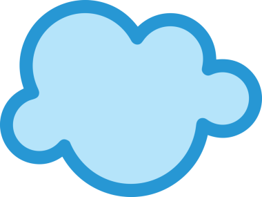 PNG biçiminde bulut simgesi şeffaf arkaplan biçiminde basit, web mobil uygulamaları için uygun minimal düz tasarım kullanıcı arayüzü hava durumu öngörüsü veri depolama ve dijital teknoloji projeleri